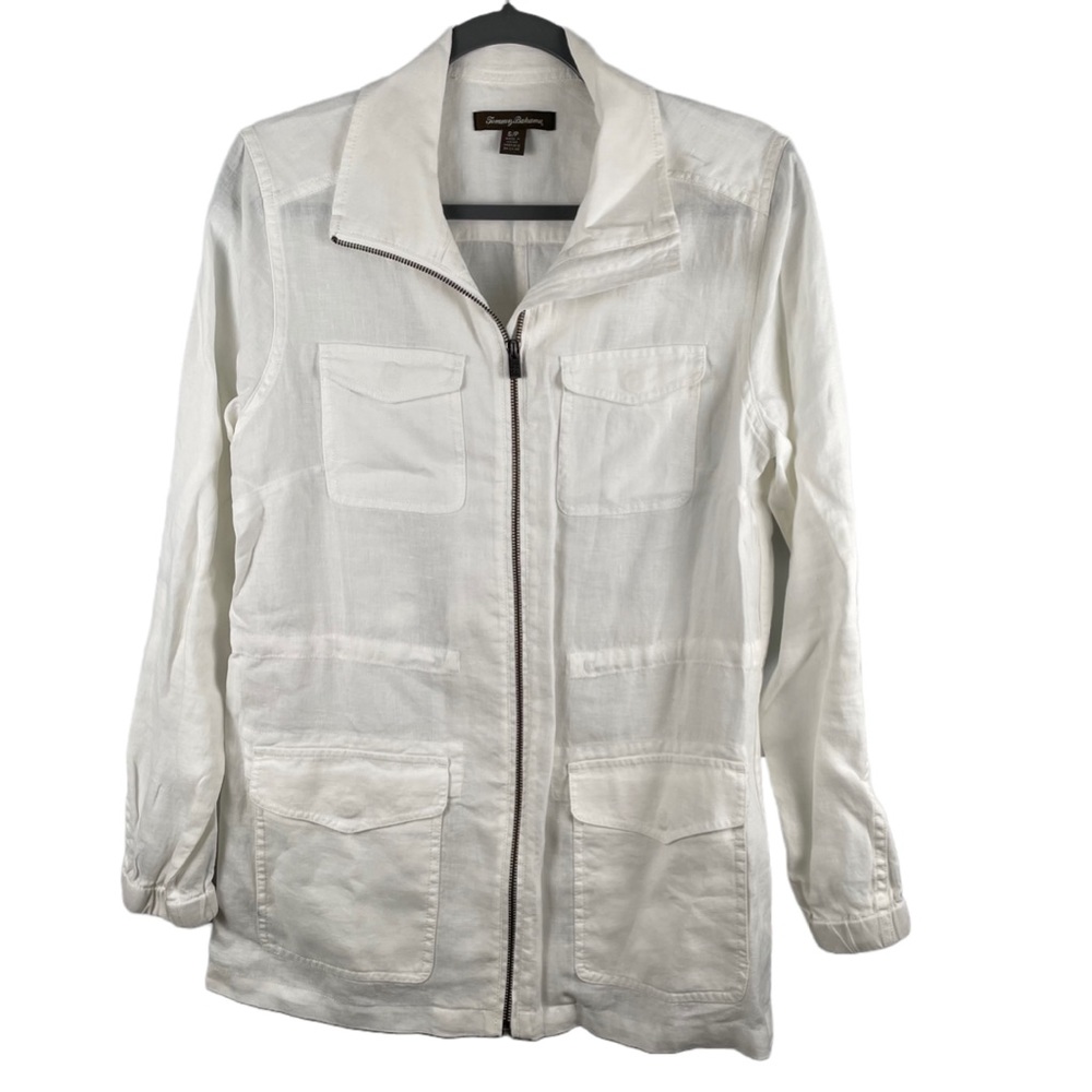TOMMY BAHAMA UTILITY JACKET | IVORY | SIZE SMALL